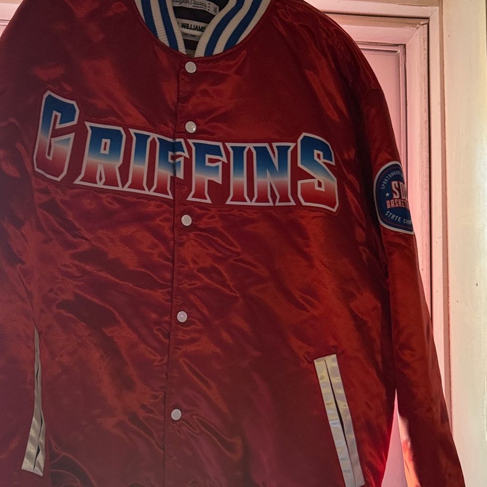 Griffins Red Bomber Jacket